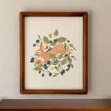 The Briar-Runner | Bunny Rabbit Fine Art Watercolor Print