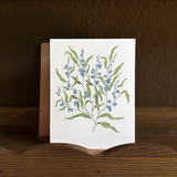 Cool Summer Bloom Flower Blank Greeting Card